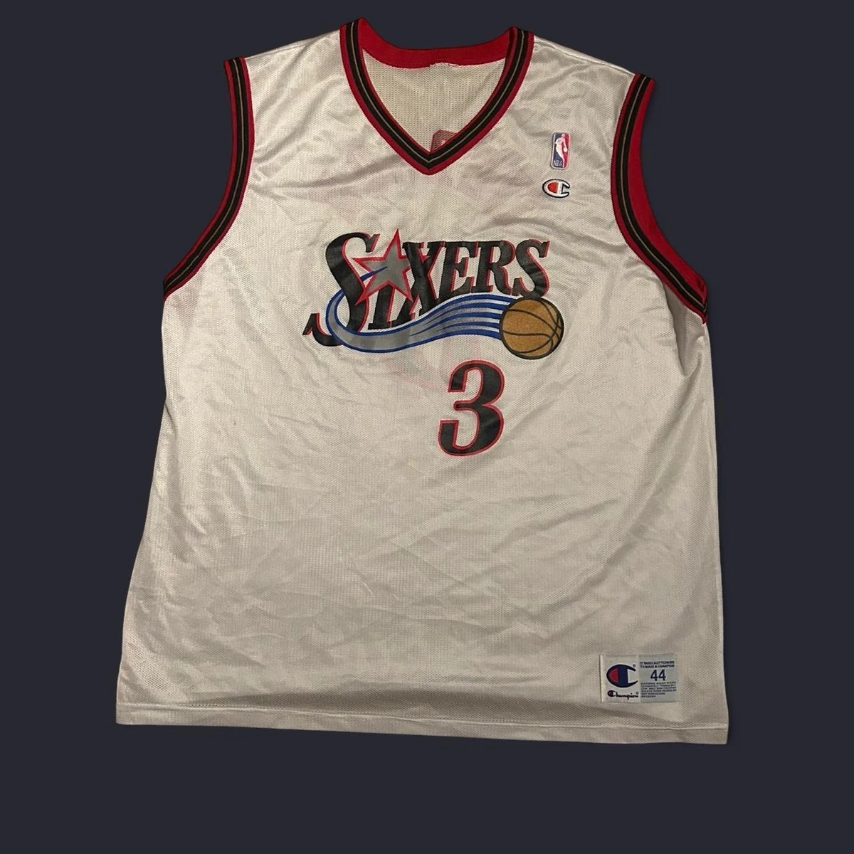 Champion Allen Iverson 44 Size NBA Fan Apparel & Souvenirs for