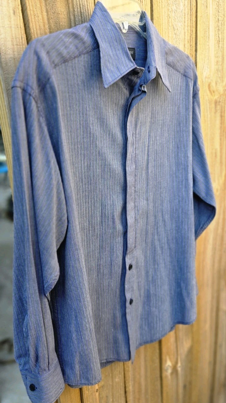 Vintage 90s Yves Saint Laurent YSL pour homme Shi… - image 15