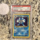 1999 POKEMON BASE SET #13 POLIWRATH HOLO PSA 9