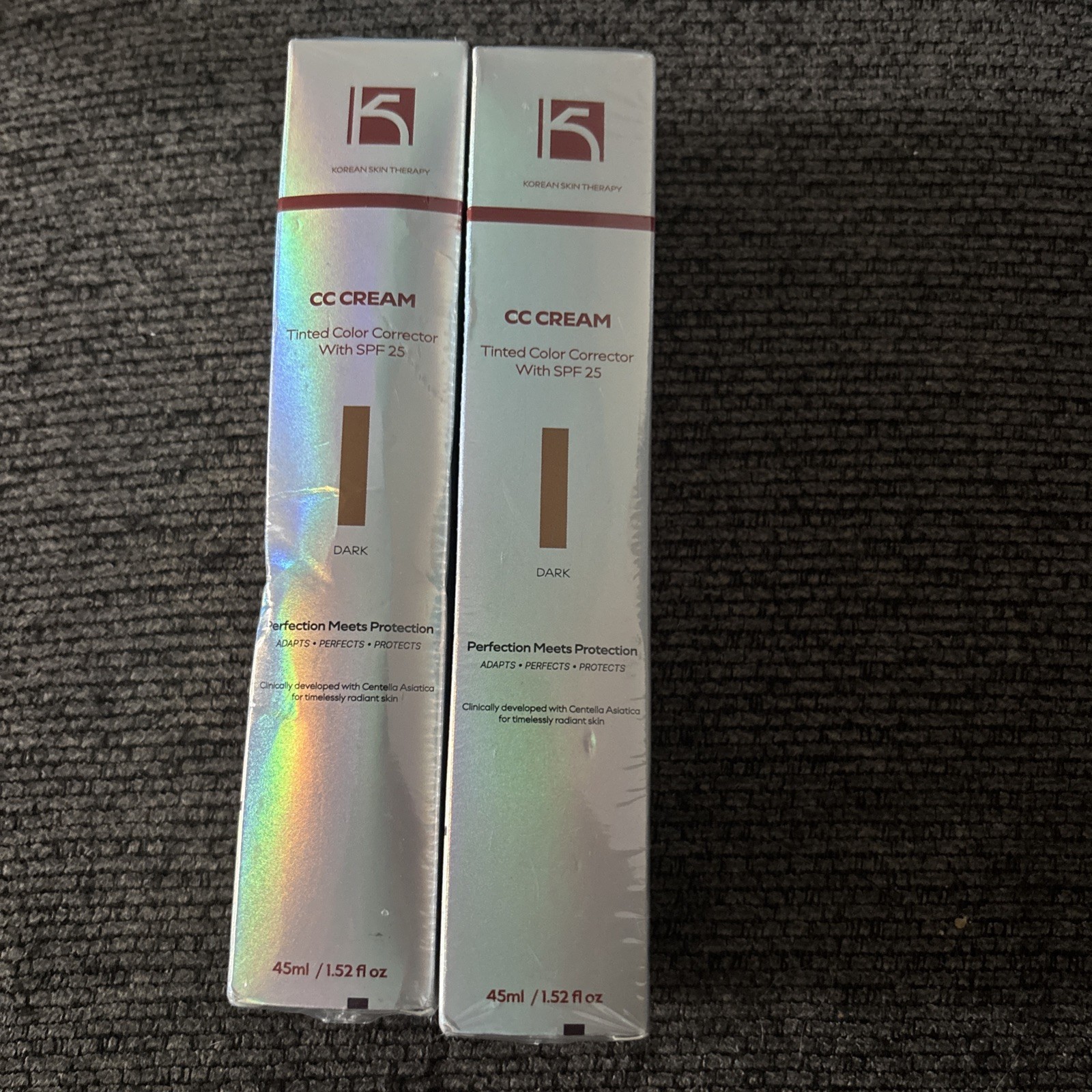 KOREAN SKIN THERAPY CC CREAM Tinted Color Corrector With SPF 25 DARK - FREE SHIP