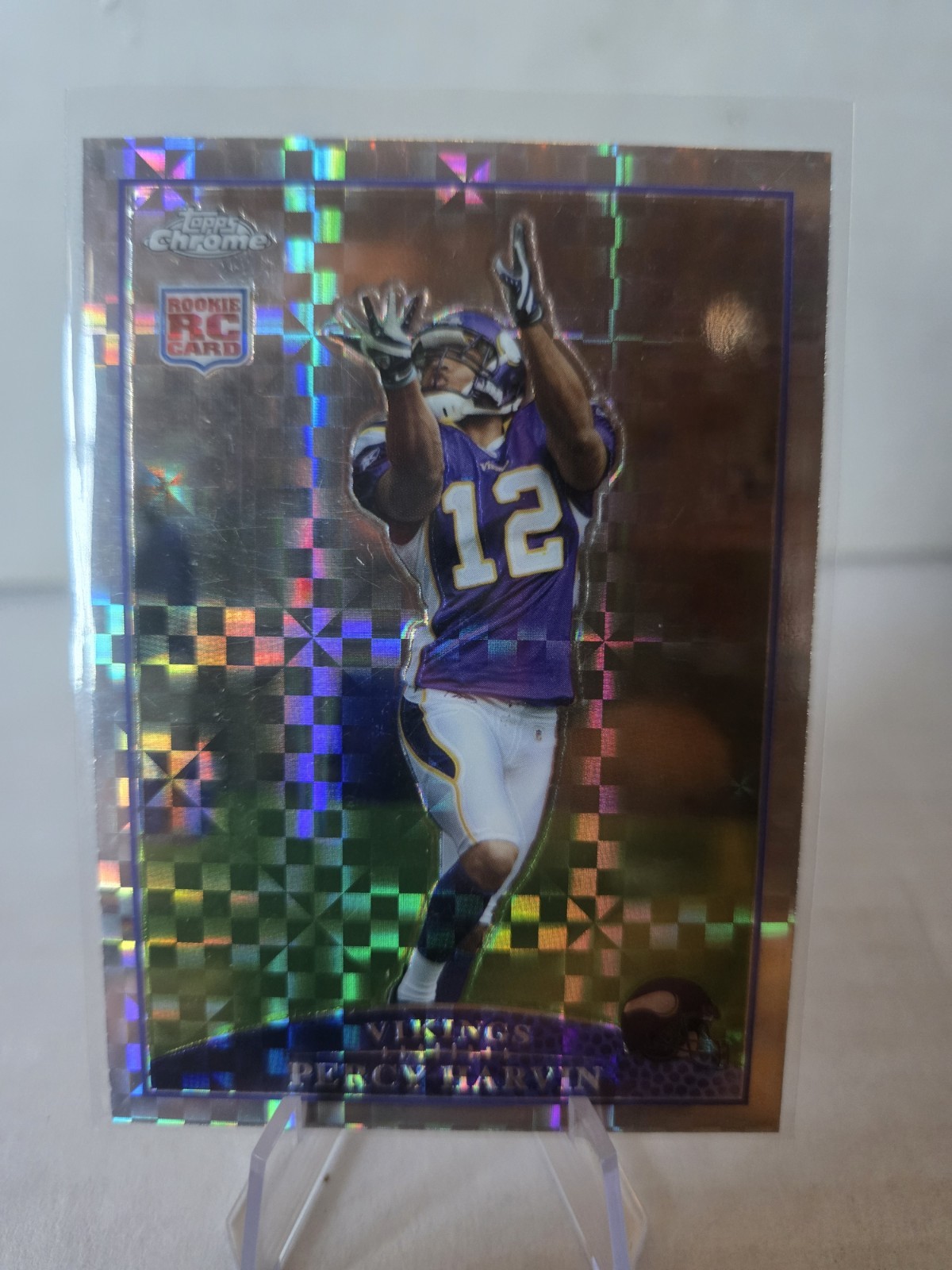 2009 Topps Chrome - Percy Harvin #TC155 Refractor (RC)