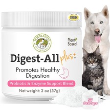 Probiotics for Dogs with Digestive Enzymes  Prebiotic Fiber - 2 Oz - Daily C...