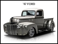 1947 Ford F100 Hot Rod Pickup Truck New Metal Sign 9x12 Ships Free 1947 Ford F100 Hot Rod Pickup Truck New Metal Sign 9x12 Ships Free