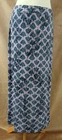 White Stuff Lilac Purple Palm Print Maxi Jersey Skirt Size 12 Long R1