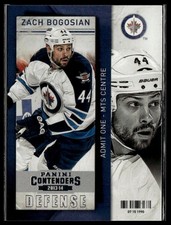 Zach Bogosian 2013-14 Panini Contenders #69 Winnipeg Jets