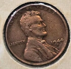 1944-S Lincoln Cent Wheat Penny, RED ++ Unc  *very Sharp! 1c Gorgeous!