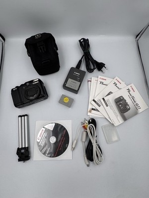 Canon PowerShot G11 Digitalkamera mit viel Zubehör & 2 Akkus | Zubehörpaket 