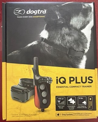 Dogtra iQ PLUS Trainer Dog Collar Vibration Static/Shock Control 400 Yard Range