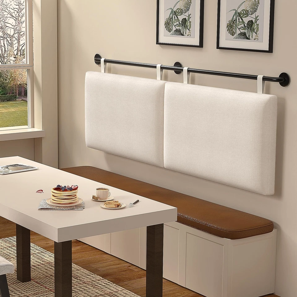 Cabeceros Cabecero Cama Queen Size Cabeceros Montados en la Pared para Cama con Línea... Foto 2 de 4