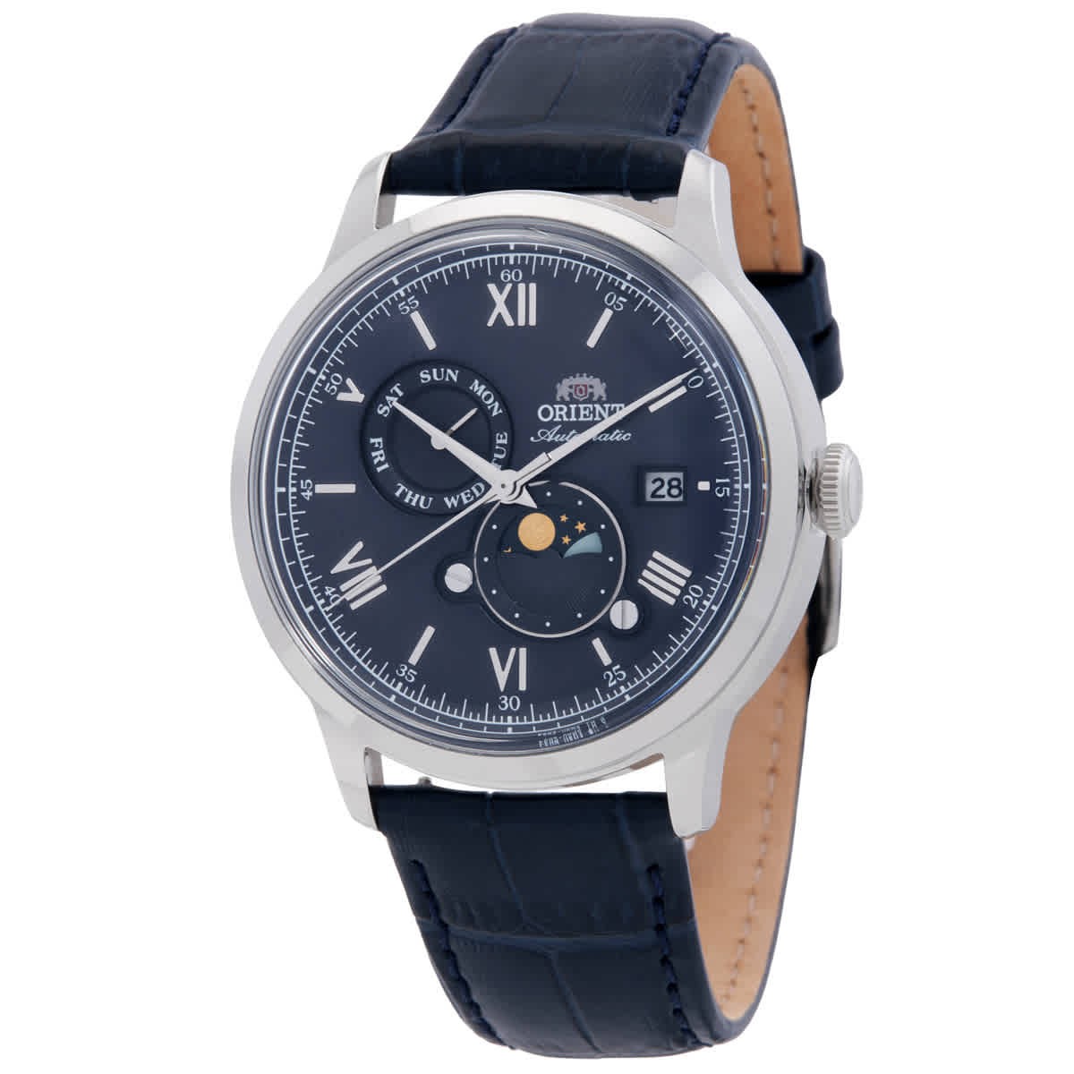 Orient Bambino Version 9 Automatic Day-Night Blue Dial Men's Watch