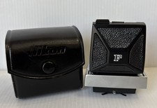 Nikon F black action finder sportsfinder with cap/case Excellent Condition