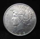 1925-P PEACE DOLLAR GEM BU - 90% SILVER $ - BEAUTIFUL SURFACES - PHILADELPHIA