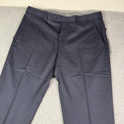 Todd Snyder Navy Natural Stretch Wool Pants Mens 34x34 Blue Sutton Fit Dress NEW