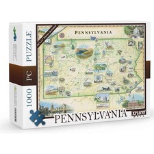Pennsylvania 1000 Piece Jigsaw Puzzle Xplorer Maps New
