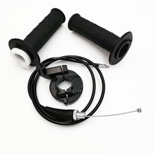 Throttle Handle Grips with Cable for ATV Quad Pit Dirt Bike 7/8 in
