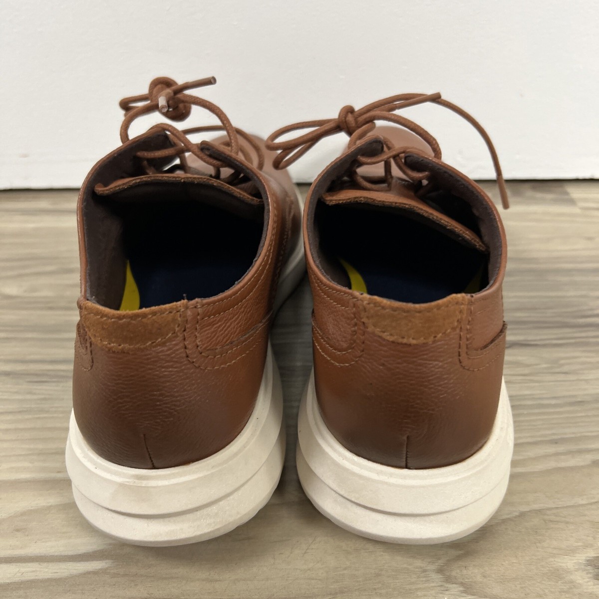 Cole Haan Grand+ Plain Toe‎ Oxfords Mens 11.5 M British Tan Leather Shoes C36935 Cole Haan Grand+ Men main image 4