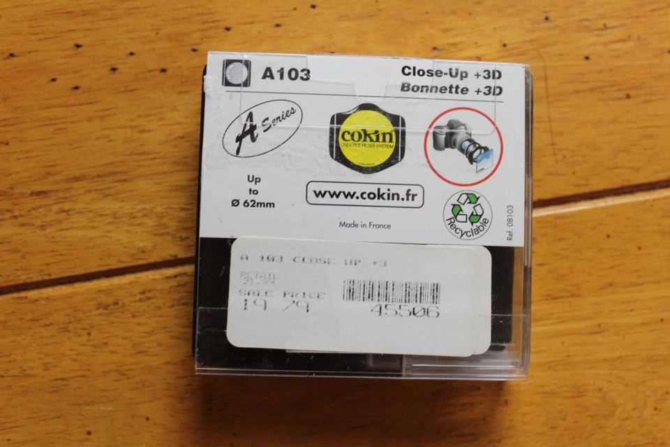 Cokin A Series Filter A103 Close-Up + 3D Up to 62mm NEW [i1-A] - Image 2 of 4