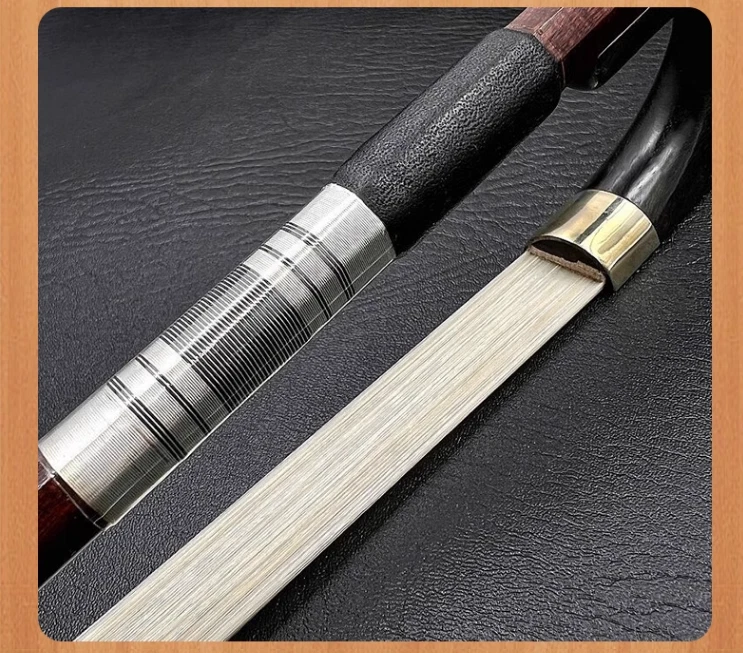  Strong profession Pernambuco Carbon fiber bass bow,copper mounted #9468 - Image 3 of 4