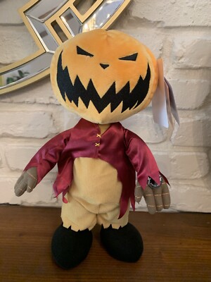Disney Nightmare Before Christmas Animated Pumpkin King Greeter