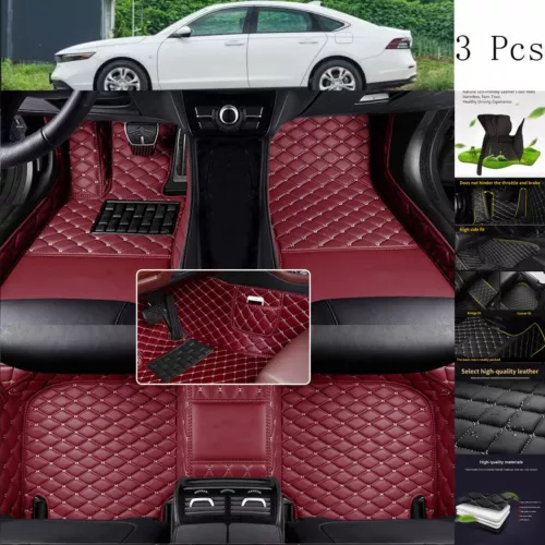 For Toyota Tacoma Ext Cab Car Floor Mats Leather Carpet Waterproof Cargo Liners - Bild 7 von 41