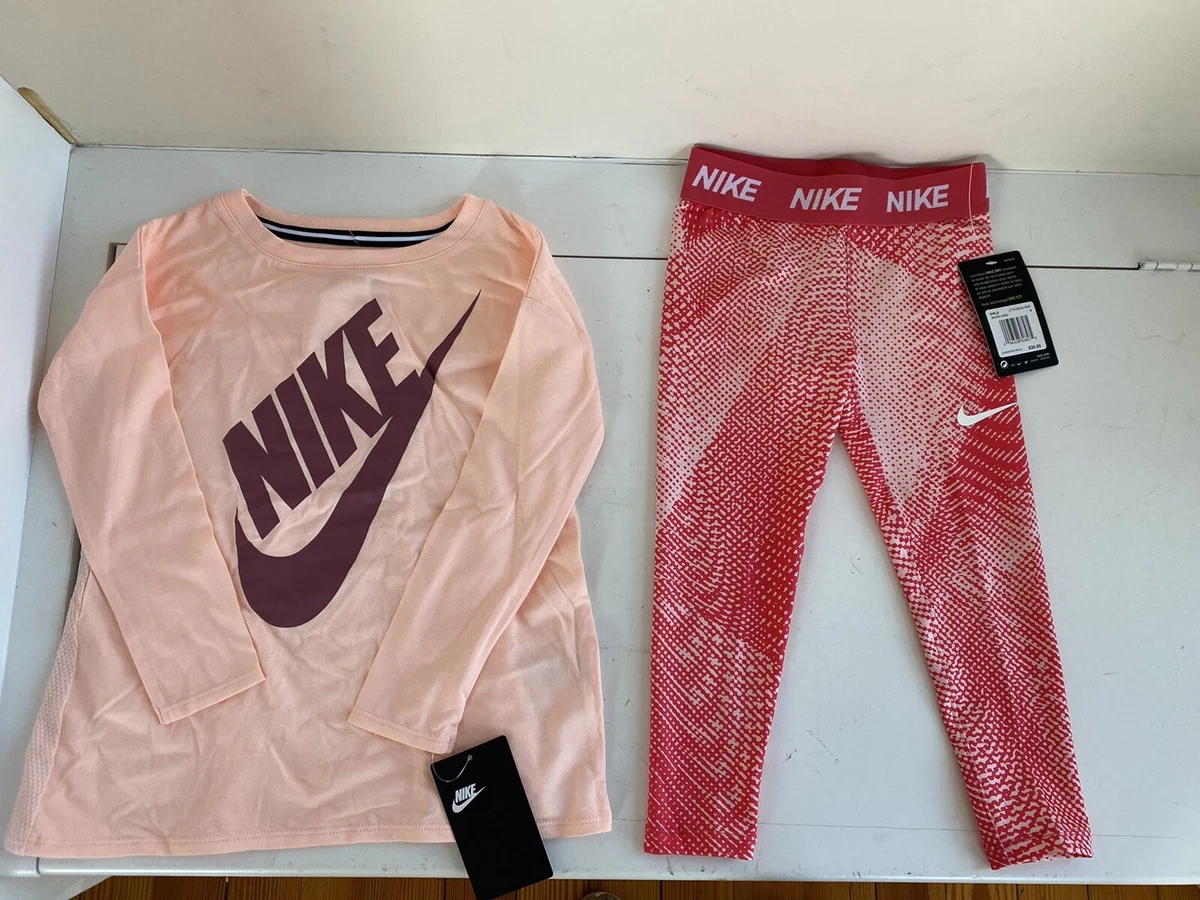 Nike clearance peach leggings
