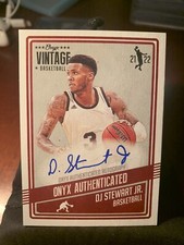 DJ STEWART JR. Mississippi State Bulldog 2021 Onyx Vintage RC Rookie Auto /50 D1