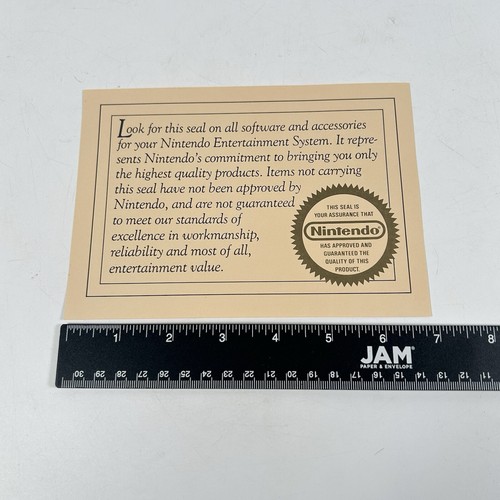 Rob Robot Nintendo Club Member & Video Game Quality Assurance Paper Certificate - Picture 7 of 8
