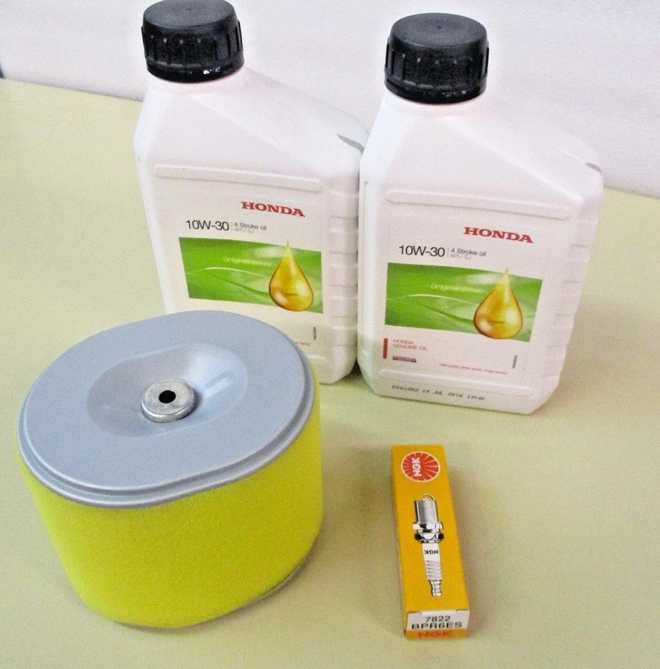 SERVICE KIT TO FIT HONDA GX340 + GX390 Air Filter / Spark Plug / Oil