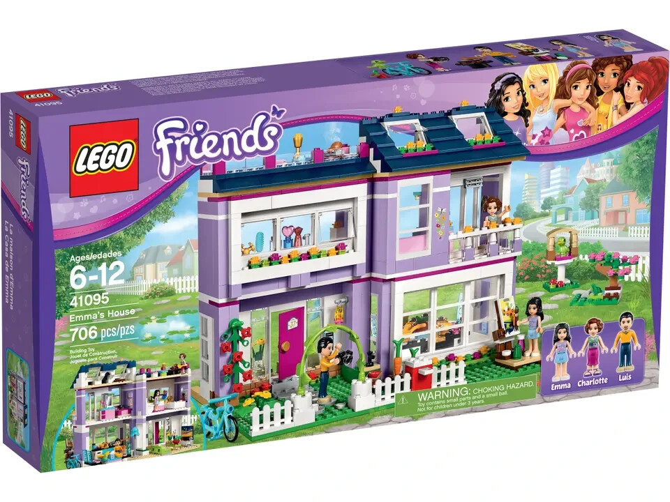 Lego Emma's House 41095 Friends Minifigure Building Set | eBay
