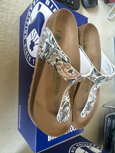 PICK SIZE - Birkenstock Gizeh BS PAISLEY LIGHT ROSE Regular Fit Sandal - Picture 8 of 10