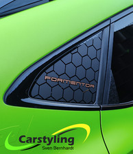 Waben Sticker passend für Cupra Formentor Schwarz matt Kupfer matt Oracal