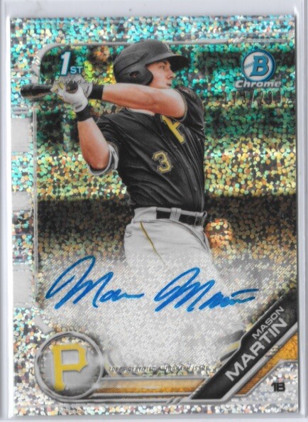 2019 Bowman Chrome Mason Martin Speckle Refractor Auto 173/299