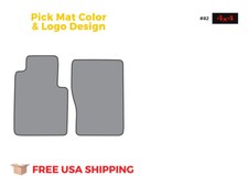 Fits 1973 International 1110 Travelall Floor Mat Frt Row 2pc Loop