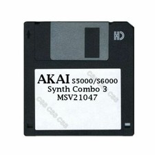 Akai S5000 / S6000 Floppy Disk Synth Combo 3 MSV21047