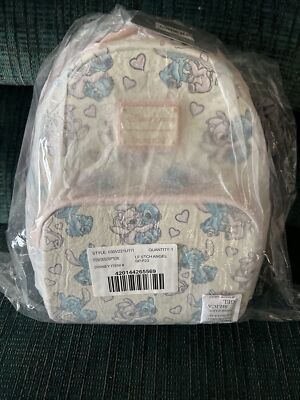 Disney Stitch and Angel Loungefly Mini Backpack | eBay display picture 3