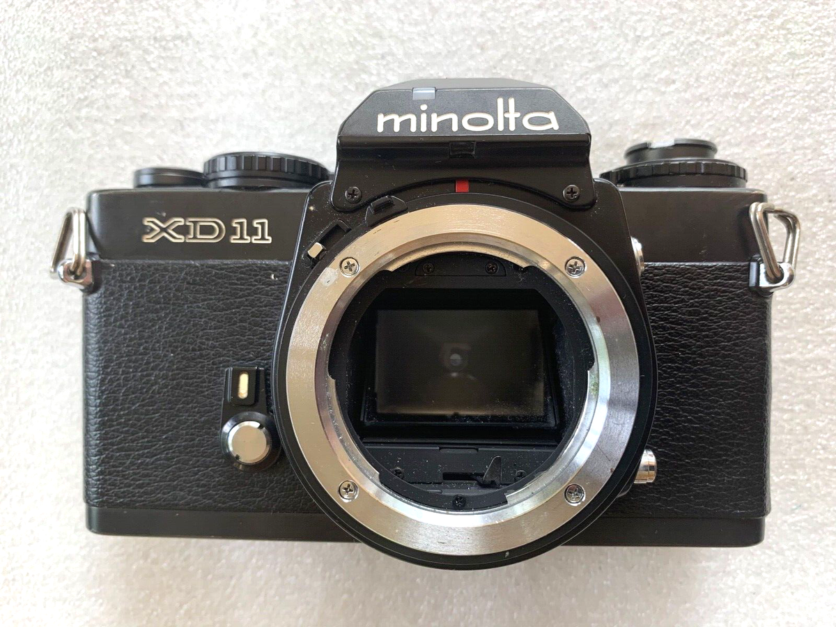Minolta XD11 35mm Black SLR Film Camera Body Only- Tested