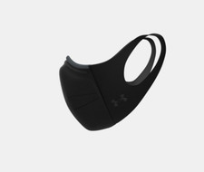 New Unisex Under Armour Sports Mask Featherweight Black Size Medium/Large M/L