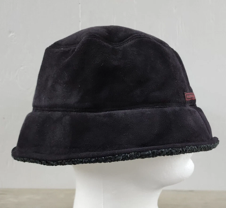 Sombrero de cubo vintage Tommy Hilfiger negro aislado - L/XL Foto 4 de 4