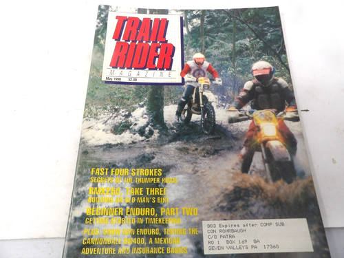 May 1990 New England Trail Rider Magazine | eBay