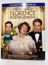 Florence Foster Jenkins (Blu-ray + DVD, 2016) - Open Item