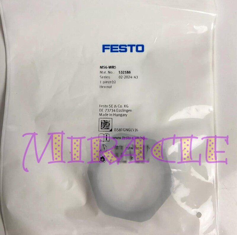 1PC NEW FOR Festo MS6-WRS 532188 Hex Nut