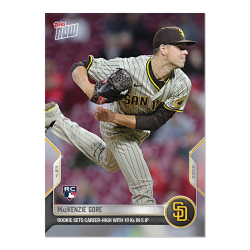 2022 Topps Now 102 MacKenzie Gore