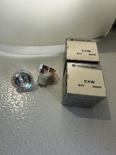 EXW "2-pack" photo optic lamp projector light bulb 82v 300w, G.E. brand