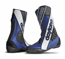 Daytona Security Evo III 3 Blue Road Racing Motorcycle Boots Race OUTER ONLY
