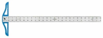 Fairgate Standard Aluminum T-Square Ruler 24