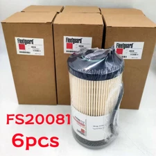 6pack Fleet-Guard FS20081 Fuel Filter Water Separator Replace A0000904851