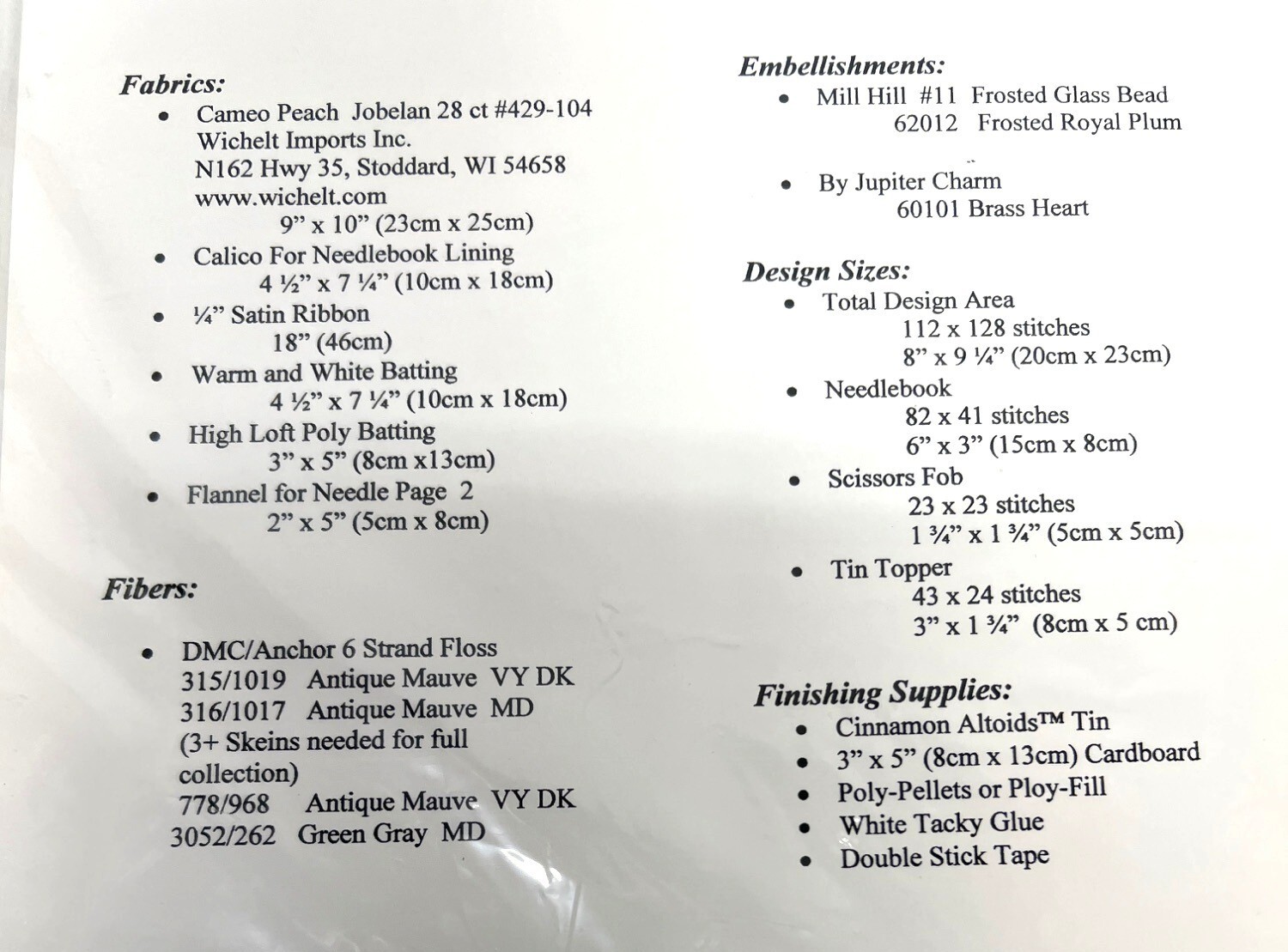 Twisted Oaks Designs Stitching Treasures Collection By Judith Tuttle