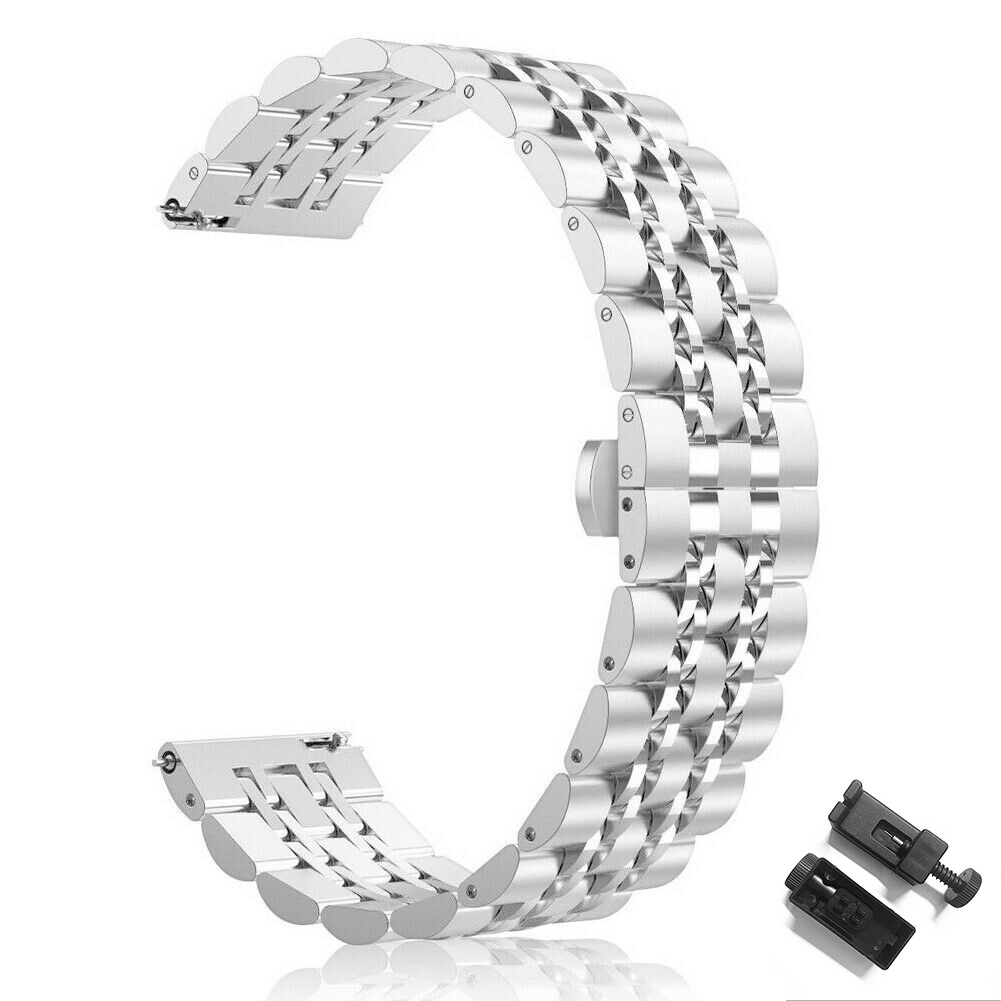 Metal Stainless Steel Replacement Band Strap For Samsung Galaxy Watch 3