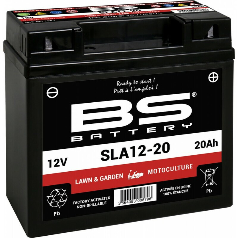 Batteria BS Battery SLA Senza Manutenzione Con Marmitta - SLA12-20