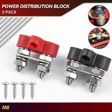 M8 Bus Bar Terminal Block Stud RV Battery Terminal Power Distribution Connector